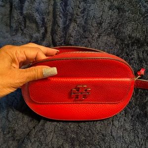 Red Tory Burch waist/ belt/ Fanny pack